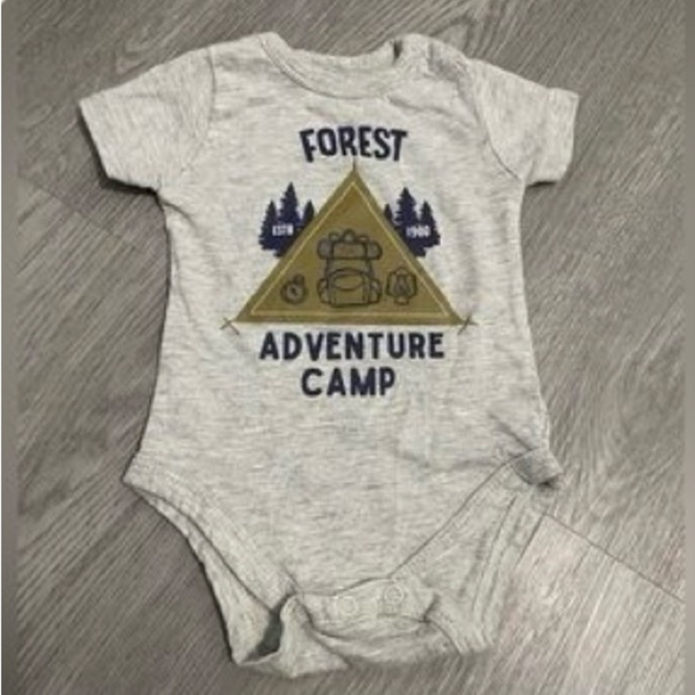 Little Rebel Adventure Camp onesie size 3/6 months